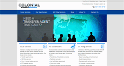 Desktop Screenshot of colonialstock.com
